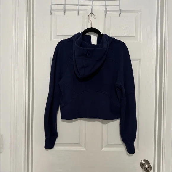 SALE PRICE! scuba oversized half zip hoodie - Picture 2 of 3